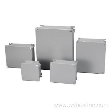 heavy duty die cast aluminium enclosure box with wall mount bracket electrical waterproof aluminum junction electronic IP67 hou